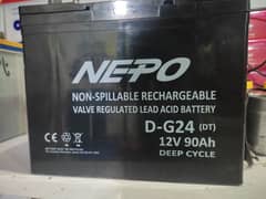 Nepo Dry 90ah battery 3 hours backup guaranteed
