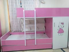 bunk bed | kid wooden bunker bed | baby bed |  kids bed