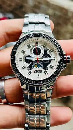 Cruiser panda chronograph moon phase Quartz watch original