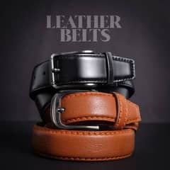 Leather and Lastic belt for man and women