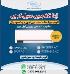 Ac Sale And purchase/ Chiller Ac Split Ac/ Dc Inverter Ac/window Ac
