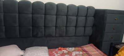 Bed set / Double bed / King size bed / Dressing table/ Side tables