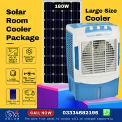 Hybrid Solar Air Cooler Package with Solar panl Dilivery, Installation