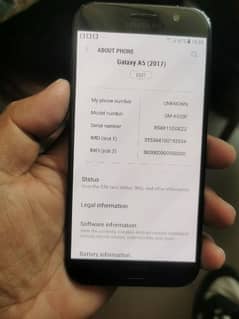 Samsung A520F Dual Sim, Total genuine but back broken only sale