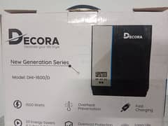 Decora DHI-1600/D UPS 1600 watt with exide battery N180 plus 21 plates