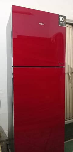 Haier Refrigerator 12 cubic feet, Glass door for Sale