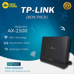 Tp Link/ VX220/ AX1500 / Wifi 6/ Next-Gen/ VDSL/ADSL/WAN/Router/ New