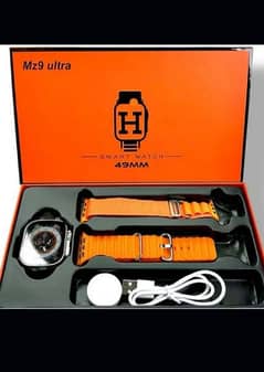 Mz9 Ultra Smart Watch Dual Straps 0