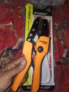 Robust deer crimping tool 0.5mm to 6mm