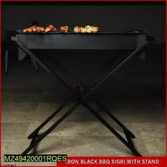 BBQ hand grill with stand