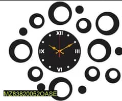 Ring wall clock with light