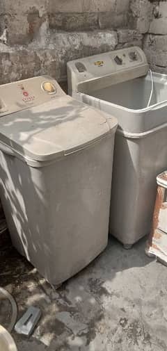 dryer and washing machine in good condition