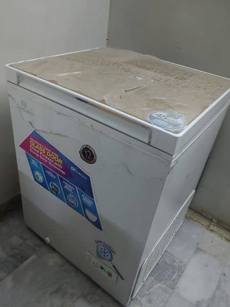 Dawlance single door deepfreezer (chest freezer) just one time used 0