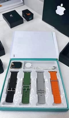 Smart Watch Crown 4+1 Four Strips In One Full Hd display Eid sale offe