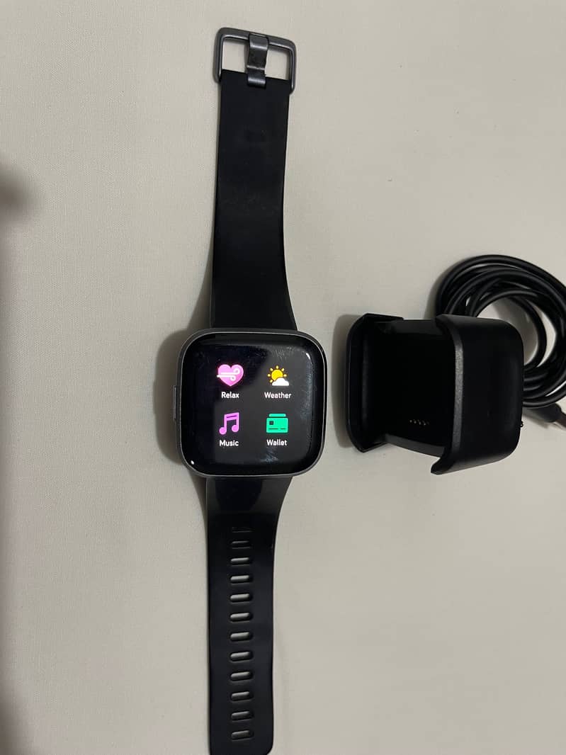 Fitbit Versa 2 Black color Smart Watch 0