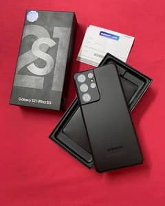 S21 Ultra 5G Duel Sim With Box Official PTA Approved
