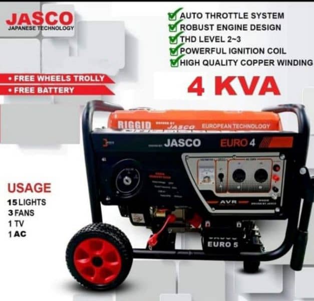 8 kva petrol & Gad generator 5