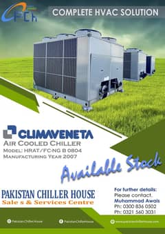 Water Cooled and Air Cooled Chiller / HVAC equipments / air Compressor