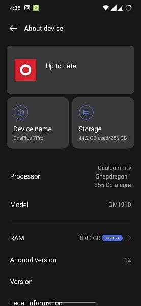 One Plus 7pro 0