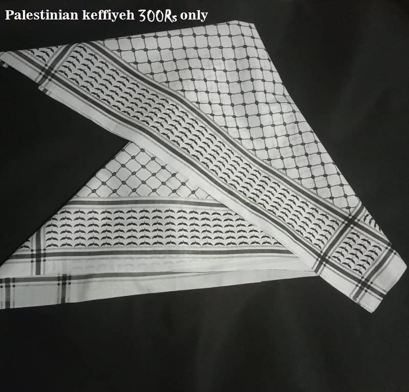 Palestine Keffiyeh Scarf - Only 300Rs | Stay Cool in Hot Weather 1