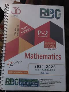 IGCSE MATHS YEARLY PASTPAPERS