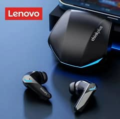 lenovo wireless bluetooth earbuds 5.3 in-ear low latency
