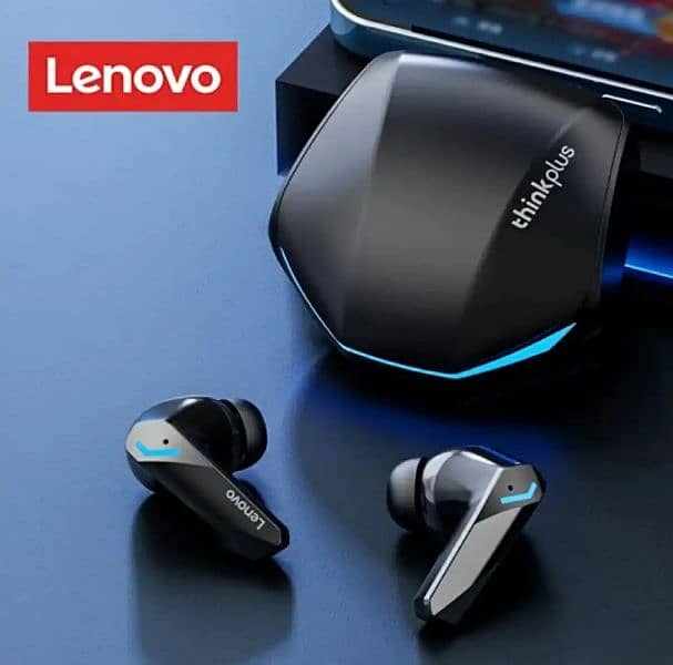 lenovo wireless bluetooth earbuds 5.3 in-ear low latency 0