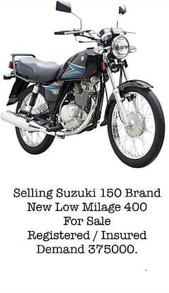 Suzuki 150 Brand New Sale