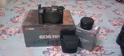 Canon eos RP with adapter