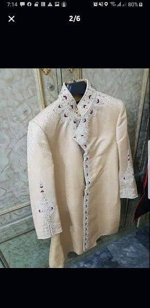 janoon brand complete sherwani 0