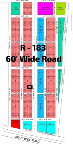 R-183 North Town Residency Titanium Block 120 SqYard Plot Available in Installments