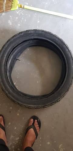 Yamaha YBR back tyre