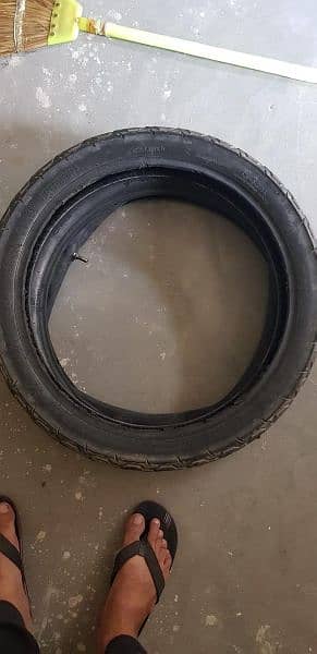 Yamaha YBR back tyre 0