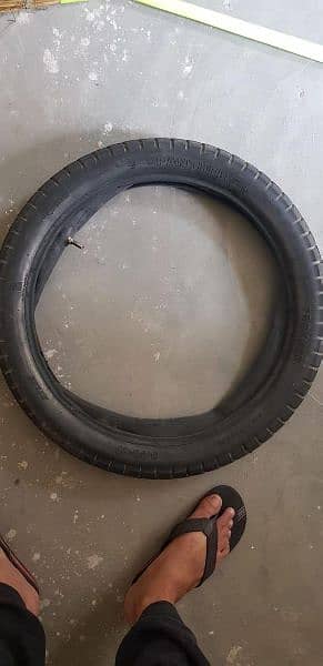 Yamaha YBR back tyre 2