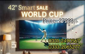 CRICKET SALE SAMSUNG 42 INCHES SMART LED TV