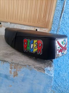 down model ulter seat with sticker's