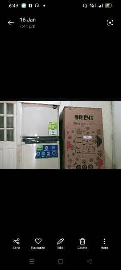 orient energy efficient refrigerator 14Cft (380litre)