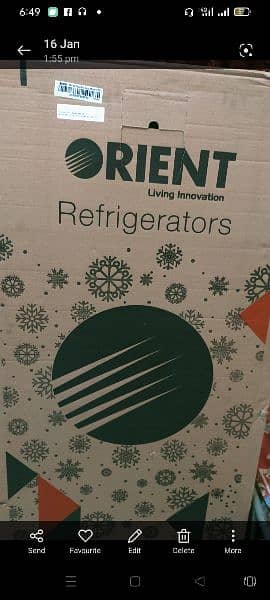 NEW Orient  Refrigerator 14 CFT (Large Size )  380litre 4