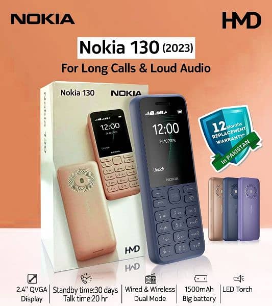 Nokia 130  2024 Model 3