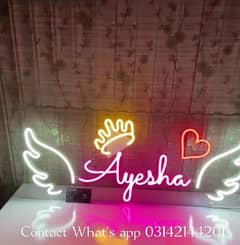Customized neon light for decorating walls