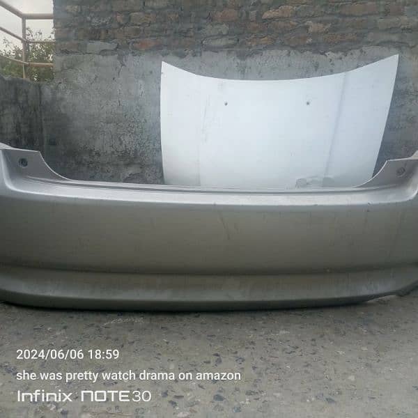 Honda city geniune back bumper 11/12 modle 2