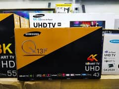 EID SALE LED TV 43 INCH SAMSUNG ANDROID 4k UHD BOX PACK 48" 55" 65" 75