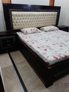 Double Bed with Dressing Solid