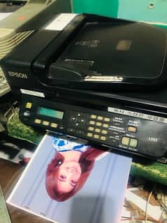 Epson Color printer and epson photocopier L555 epson scaner all in one