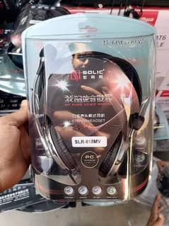 Solic Headphones with mic best for call centers for sale not used
