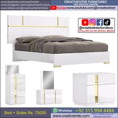 Double Bed Single King Size Dressing Side Table Queen Set Furniture