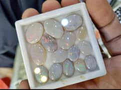 white opal stones