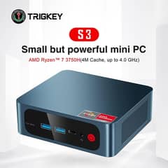 MEGASALE PRICE. . . TRIGKEY S3 MINI-PC AMD RY7-3750H 8/256G 4K@60HZ