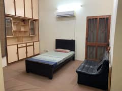 Furnished room available in Gulberg 3 near Xinhua Mall and MM Alam Rd.