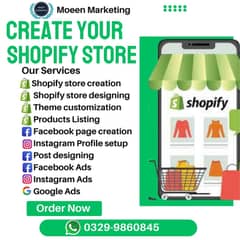 Shopify store creation and designing | Start your online business now
